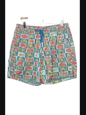 Nike Women's Woven Flow Swim Shorts Trippy Safari